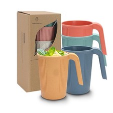 Sumajuc 4PCS Plastic Cups with