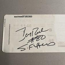Jerry rice signed auto used - jerry,