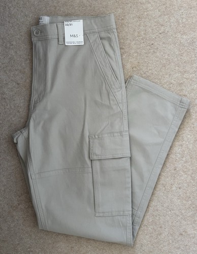 Mens stone beige tapered - beige,