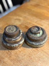 OLD Cast Iron Scale Weights