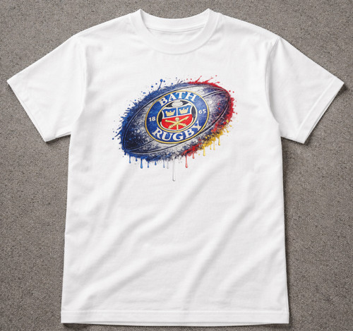 Bath rugby paint drip - paint, graphic