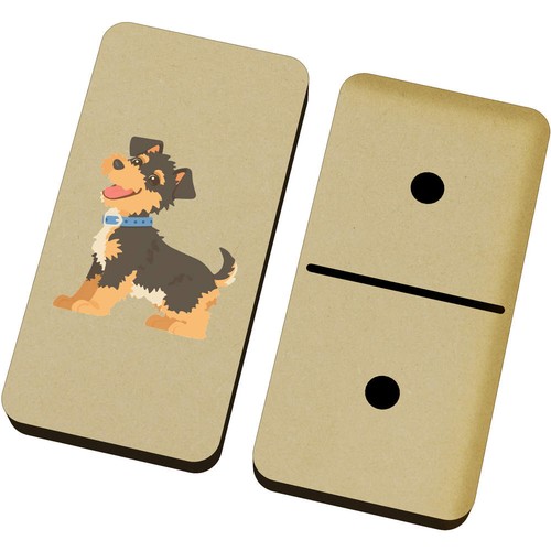 Terrier dog standing domino - standing',