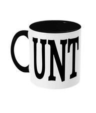 OFFENSIVE CU*T MUG IN BLACK