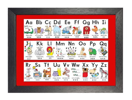 Alphabet landscape learning - alphabet,