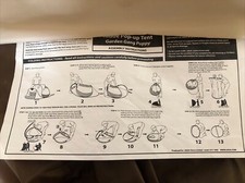 Kiddie Pop Up Play Tent Garden Gang Puppy Boys Girls Indoor Outdoor Playhouse