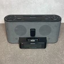 Sony ICF-C1iP MK2 Mega-Bass Audio FM DAB Radio with 30-pin iPod Dock | Black