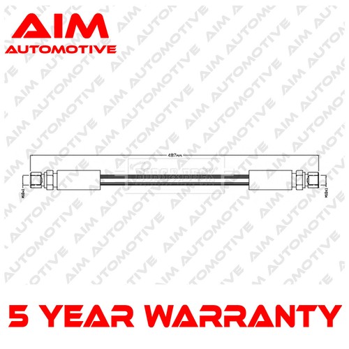 Brake hose front - hose, aim
