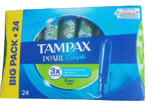 Tampax pearl compak applicator - tampax,