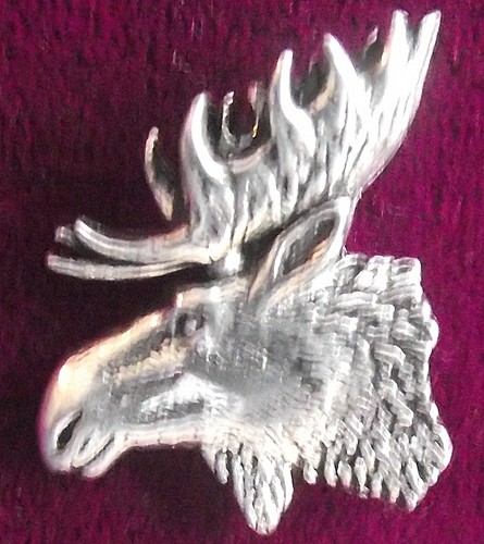 Quality pewter hunting moose - quality,