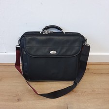 Antler Black Padded Laptop Bag Briefcase Shoulder Strap 44x33cm Messenger Travel