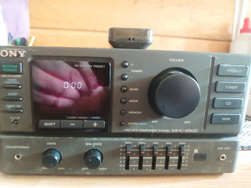 Sony mhc 2500 str - sony, fm/am