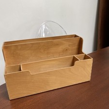 Vintage IKEA 1999 Birch Plywood Desk Organizer Storage 400.373.32 PLEASE READ