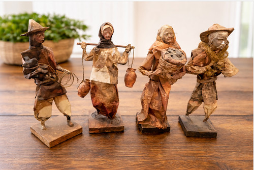Vintage set mexican folk - vintage,, of