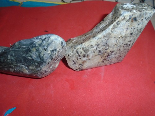 Cornish granite specimens - granite,