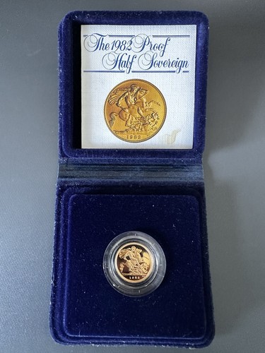 Royal mint 1982 gold proof - royal,