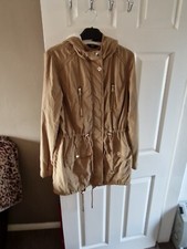 Ladies FnF Lightweight Parka Khaki Fishtail 10
