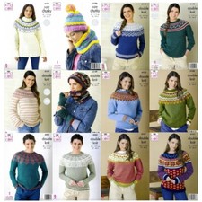 Ladies Fair Isle Knitting