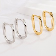 925 Sterling Silver/Gold U