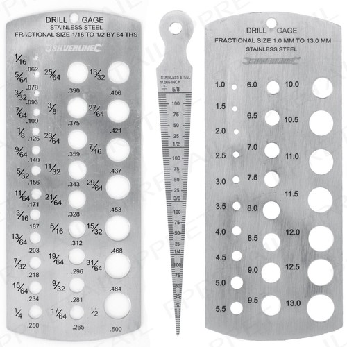Metric imperial drill bit - drill, &