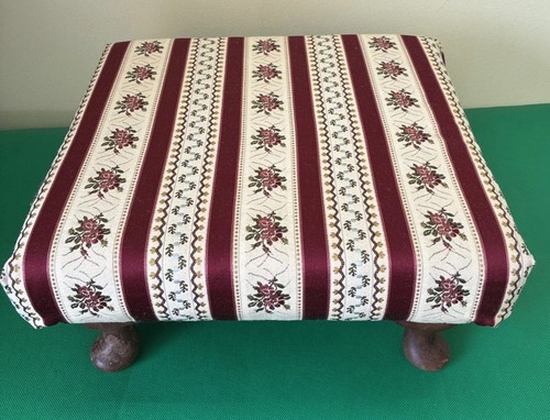 Antique footstool vintage - footstool,