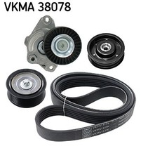 SKF VKMA 38078 V-Ribbed Belt Set for MERCEDES-BENZ