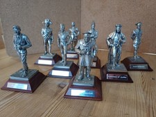 Pewter Figures And Cannons