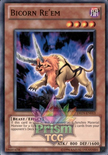 Bicorn drev en013 yugioh - bicorn, re'em