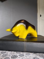 Otto Keramik West German Large Fat Lava Ceramic Bull