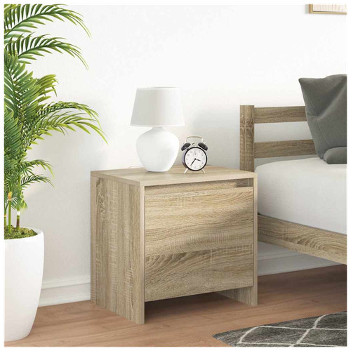 Bedside table sonoma oak - table,
