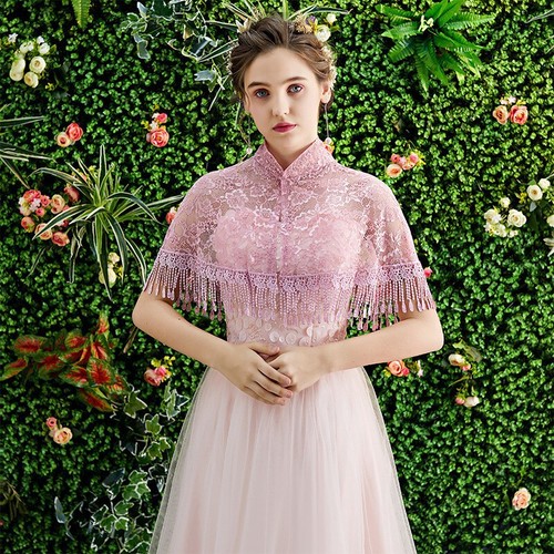 Floral lace shrug - floral,