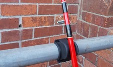 Sea fishing rod rest pier boat