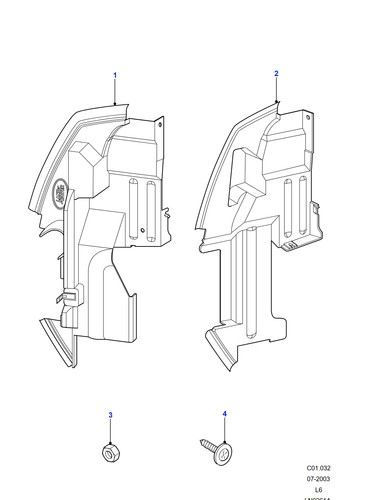 Land rover air deflector - rover,
