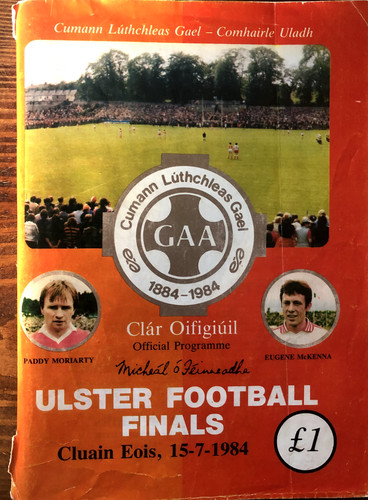 Gaa programme 1984 - gaa,