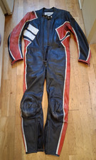 FANTASTIC FIELDSHEER ONE PIECE MOTORBIKE RIDING SUIT - BLACK / RED / WHITE