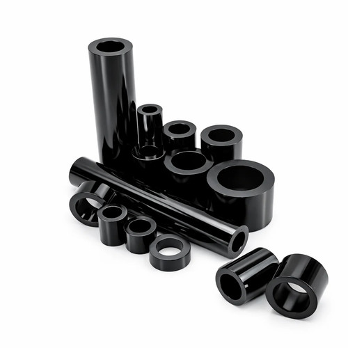 Black anodised aluminium - black,