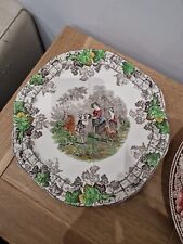 Vintage Copeland Spode Byron Series No.2 Quartered Sandwich Plate 25.5cm X 25cm