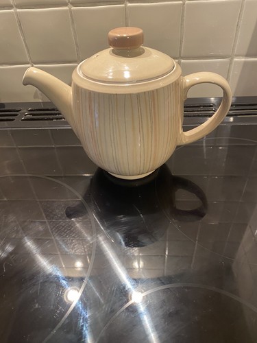 Denby caramel stripes - caramel, tea
