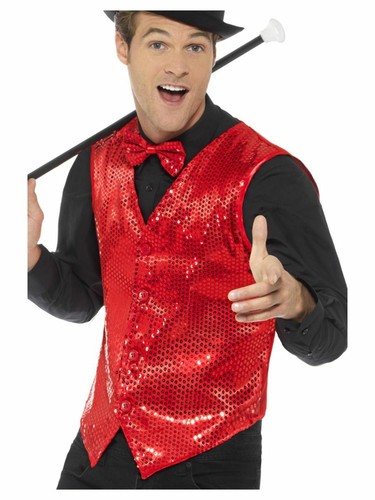 New sequin waistcoat gold - new,