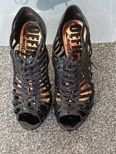 Black Patent 5 Inch Heels