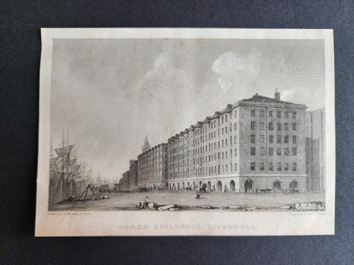 Antique 1830 print goree - -,