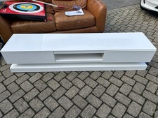 High gloss TV Unit With Lower Lighting