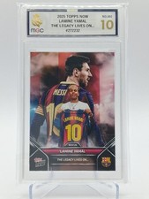 Topps Now 2025 Yamal Messi Barcelona Legacy Card #002 MGC Graded 10 Mint