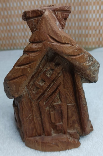 Whimsical folk art hobbit - 5”,