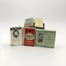 5 Vintage Empty Cigarette