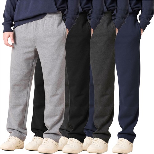 Mens plain fleece jogging - plain,