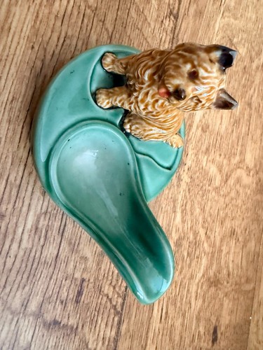 Vintage scotty dog pipe holder - dog,