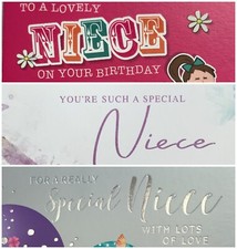 Niece birthday card, various