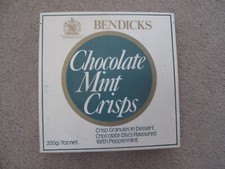 Vintage Bendicks box - Chocolate Mint Crisps