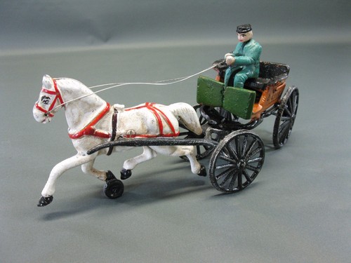 Cast iron horse drawn - iron, horse-drawn
