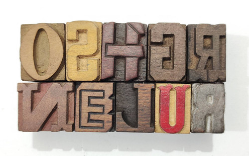 Vintage letterpress mix - vintage,